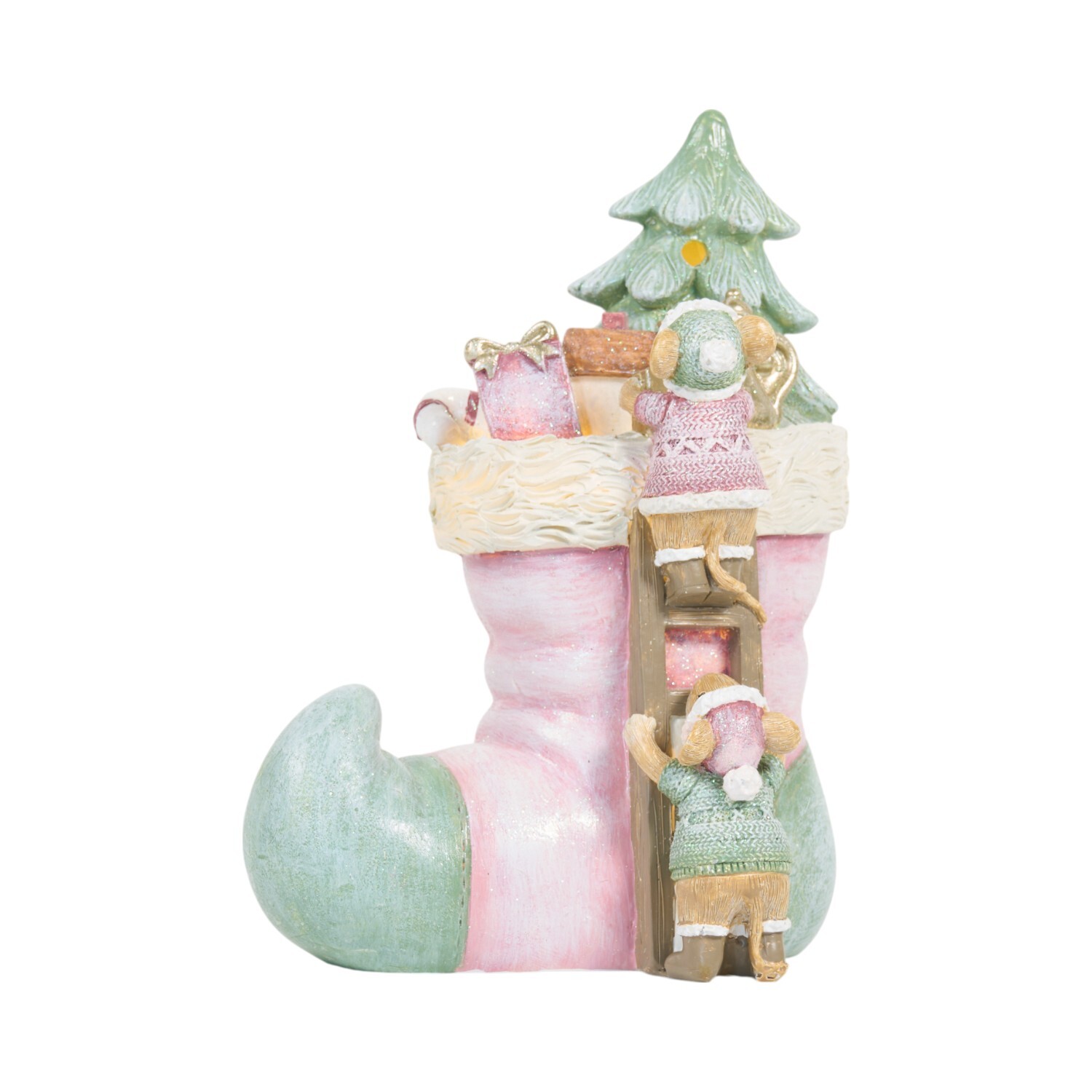 Cute Mouse Boot OrnamentPink Image 4