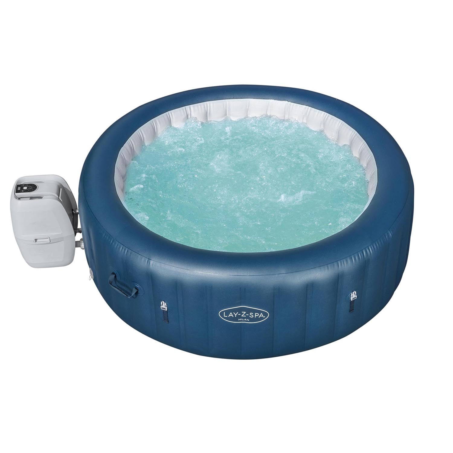Lay-Z-Spa Milan Blue AirJet Plus Hot Tub Image 11