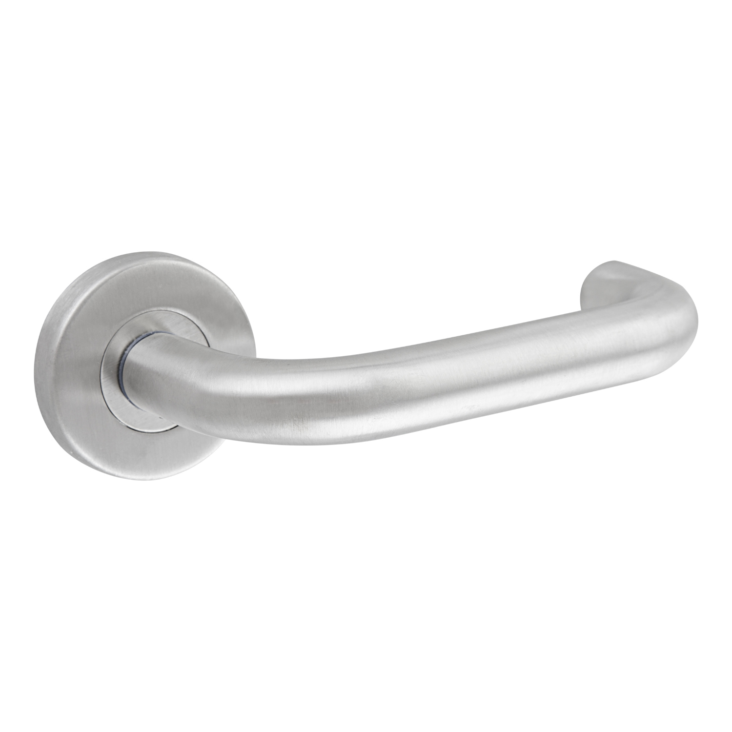 Hiatt Athena Lever On Rose Brushed Stainless Steel Handle 2 Pack Image 2