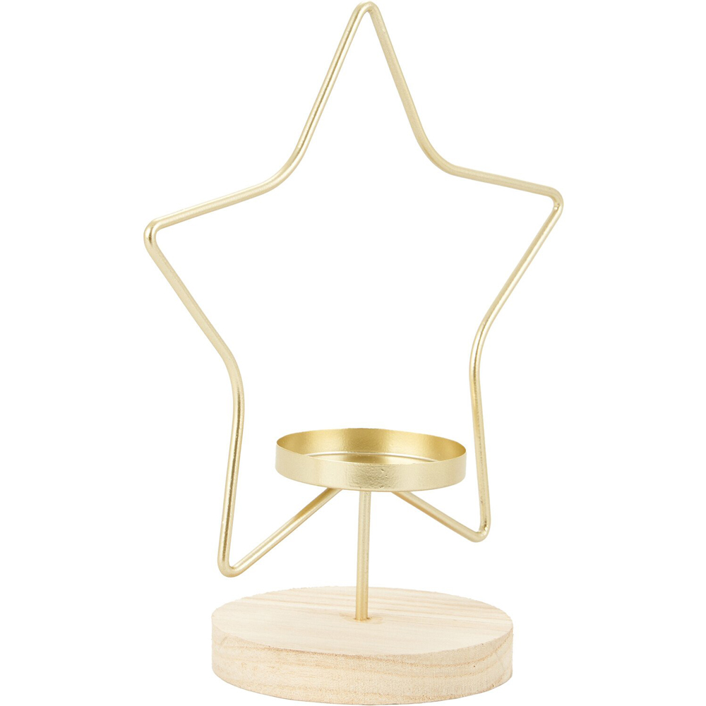 Single Star Tealight Holder in Assorted styles Image 3