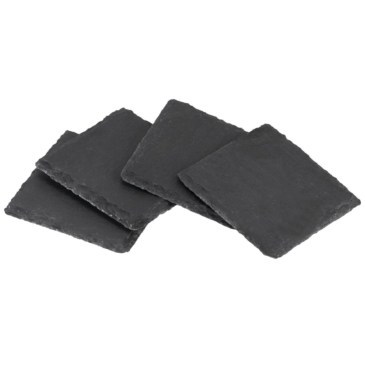 Slate Rough Edge Coasters 4 Pack Image 2