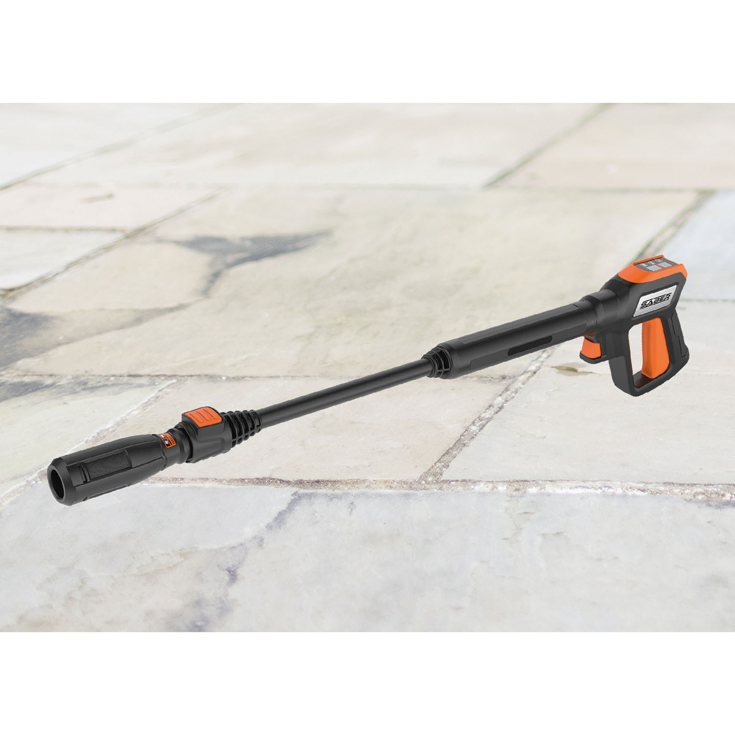 Saber 1600W Pressure Washer Black and Orange Image 9