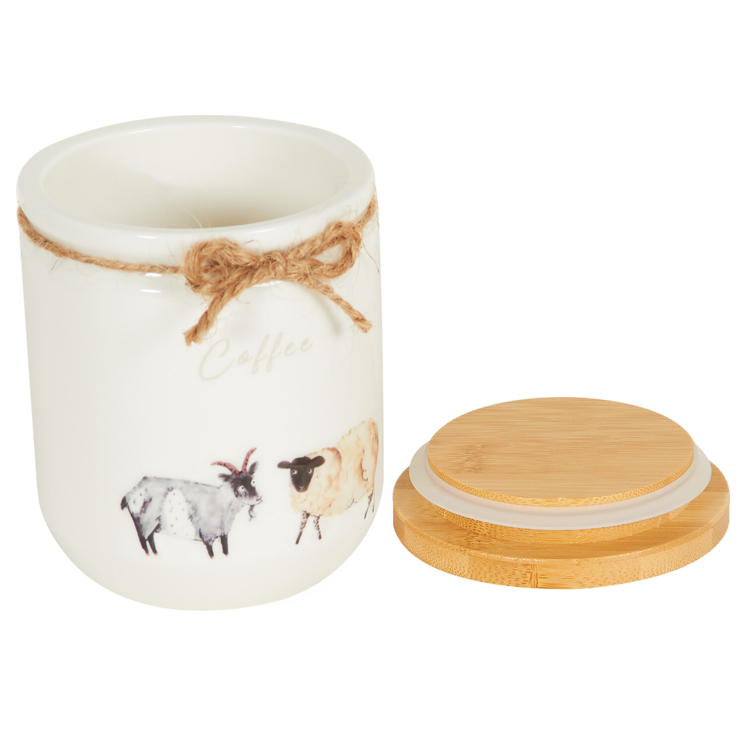 Daisy Farm Canister - Multicolour / Coffee Image 4