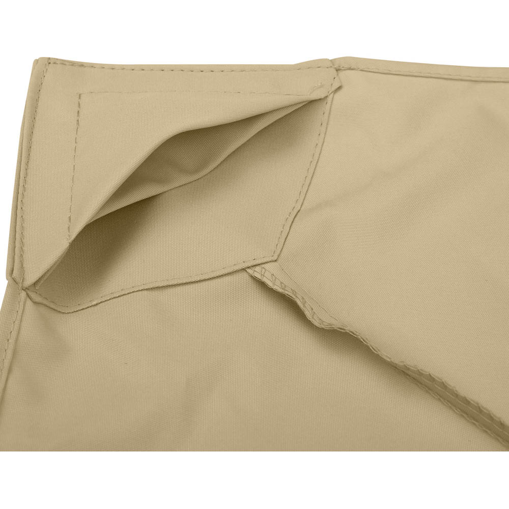 Outsunny 3(m) 2 Tier Garden Gazebo Top Cover Replacement Canopy Roof Deep Beige Image 7