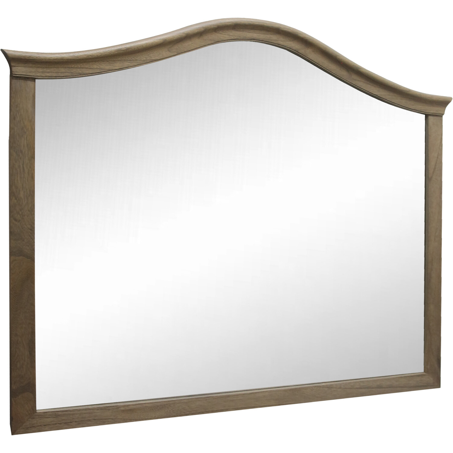 Rosemont Wooden Over Mantle Mirror Brown Image 2
