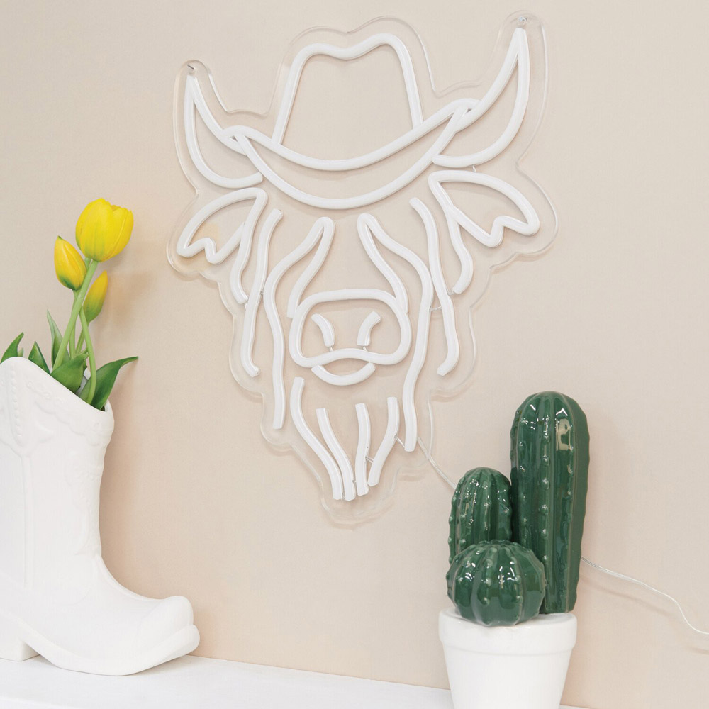 Highland Cow LED Neon Sign Image 4
