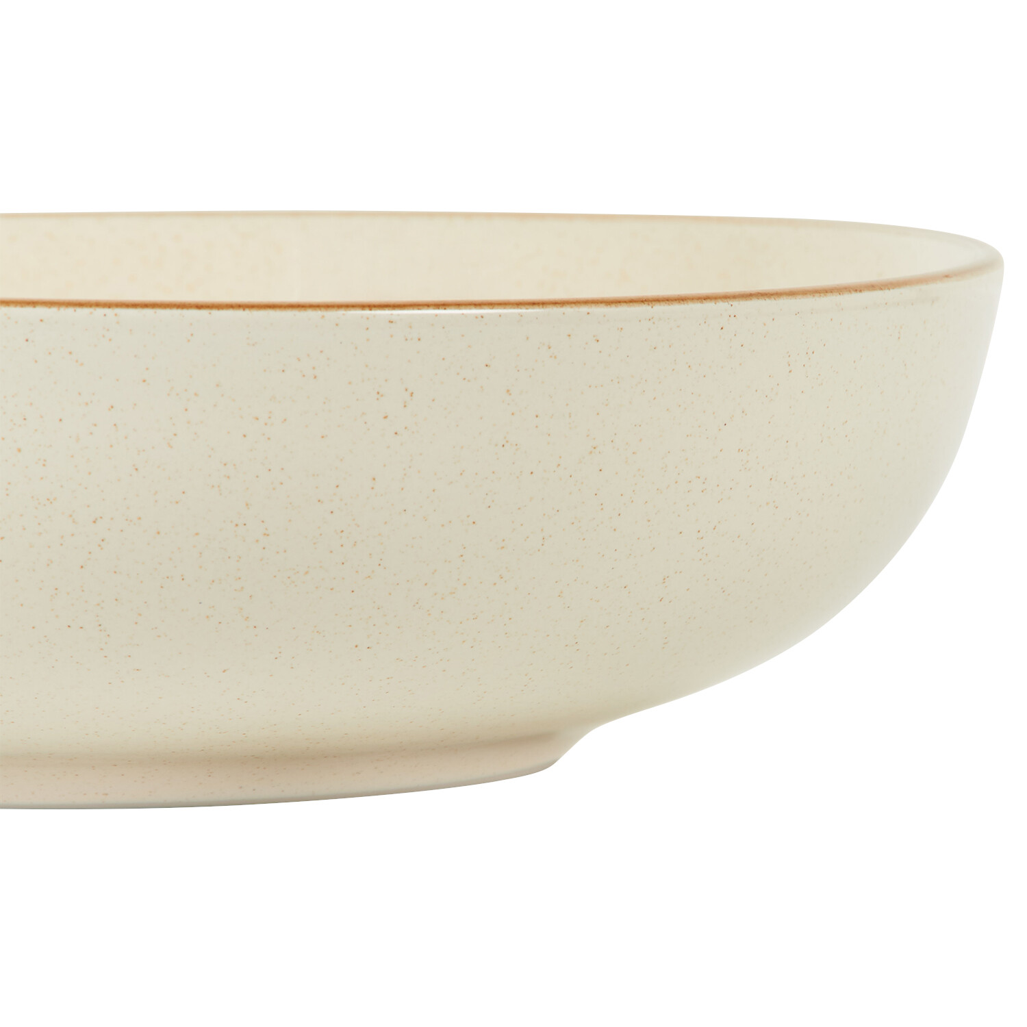 Sesame Speckle Serving Bowl - Oatmeal  / Large Image 2