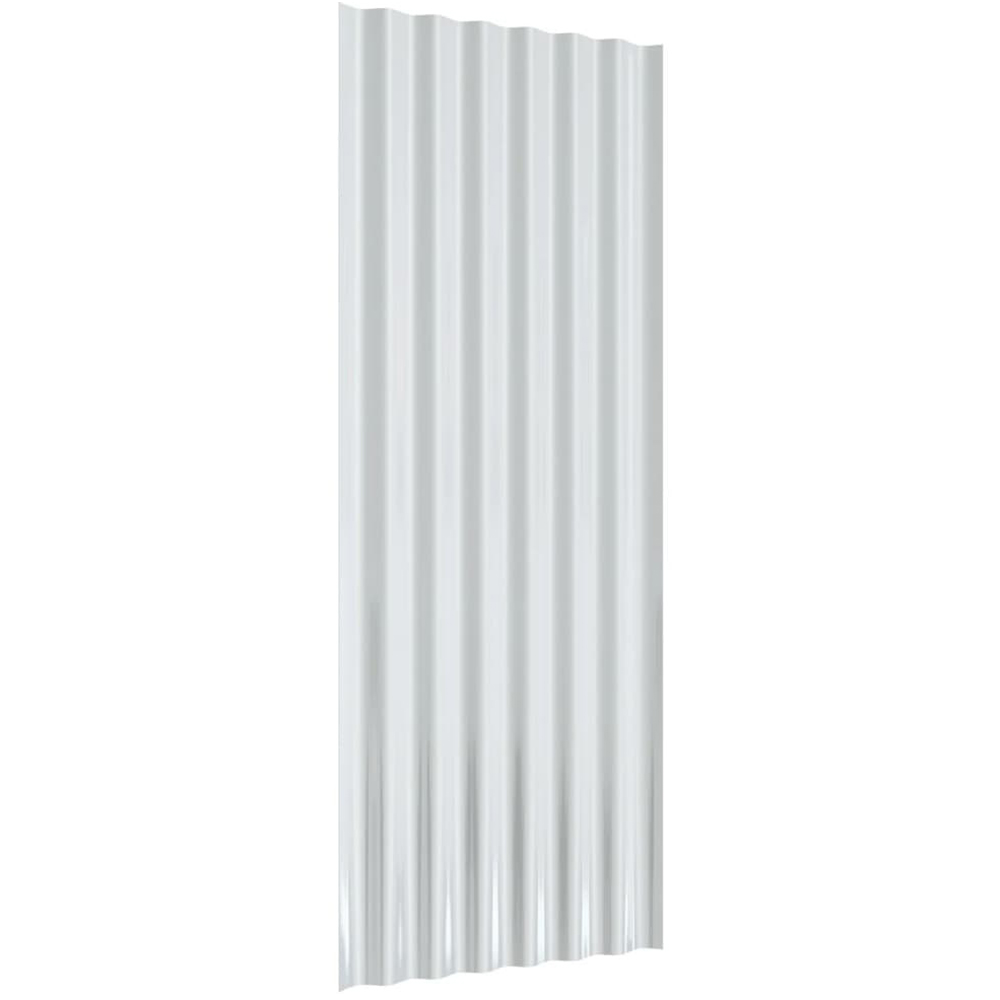 Walplus Grey Galvanised Steel Roof Panels 100 x 36cm 12 Pack Image 3
