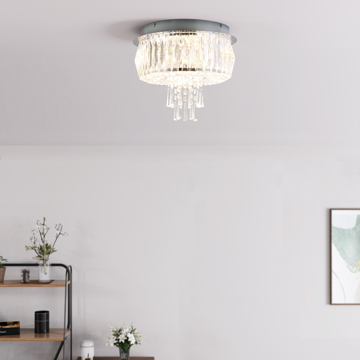 Audrina Flush Ceiling Fitting Image 3