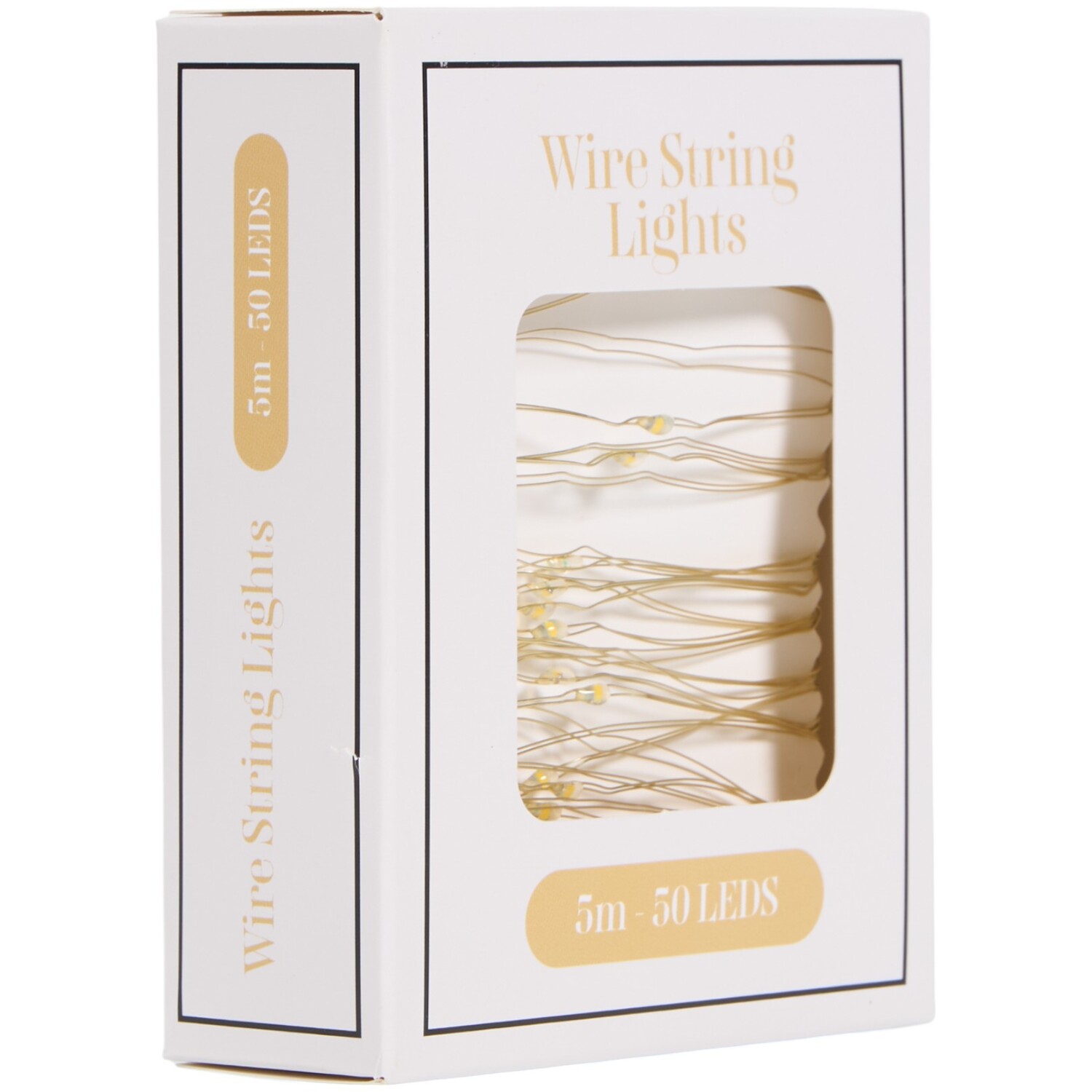 50 LED Wire String Light Copper Image 2