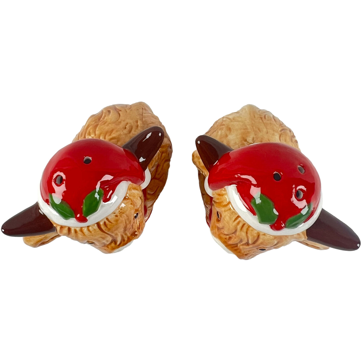 Highland Cow Salt and Pepper Shakers Brown and Red Image 3