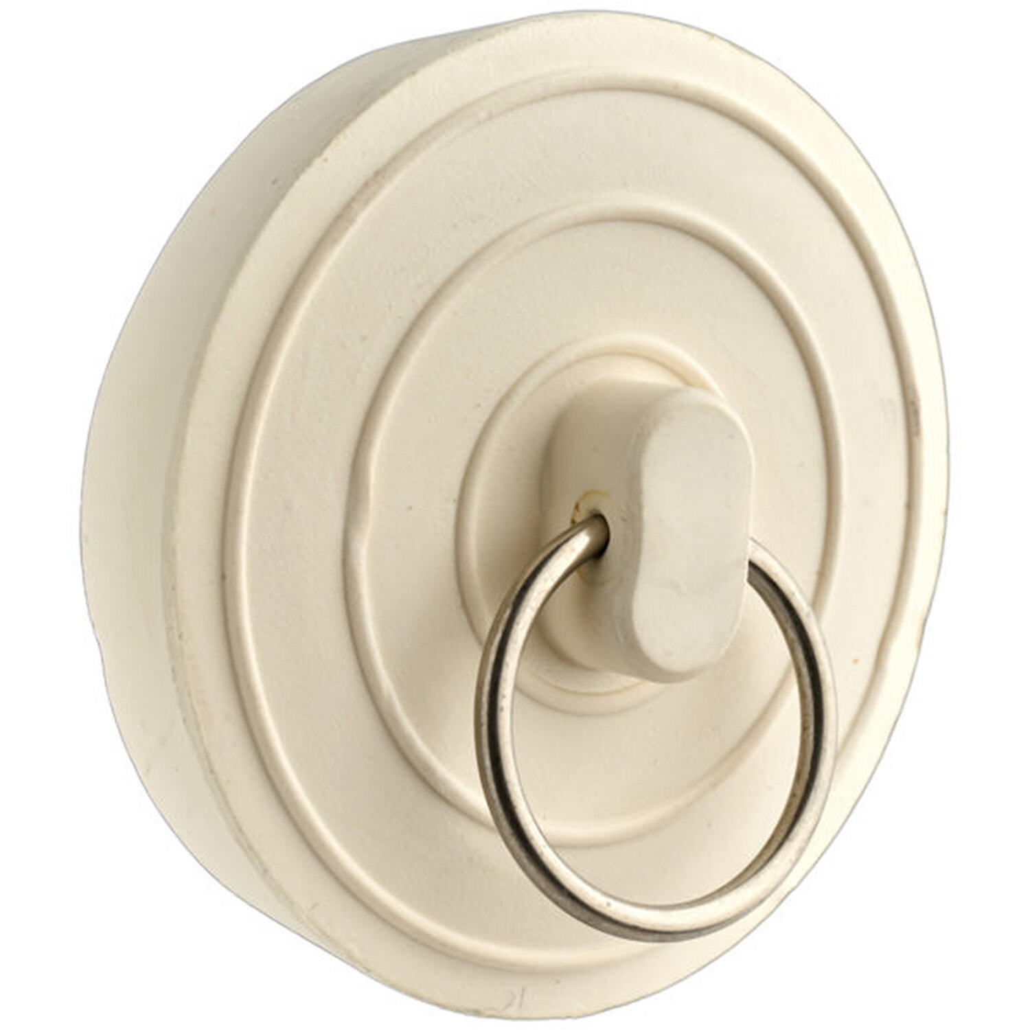 Plastic Bath Plug White - White Image 2