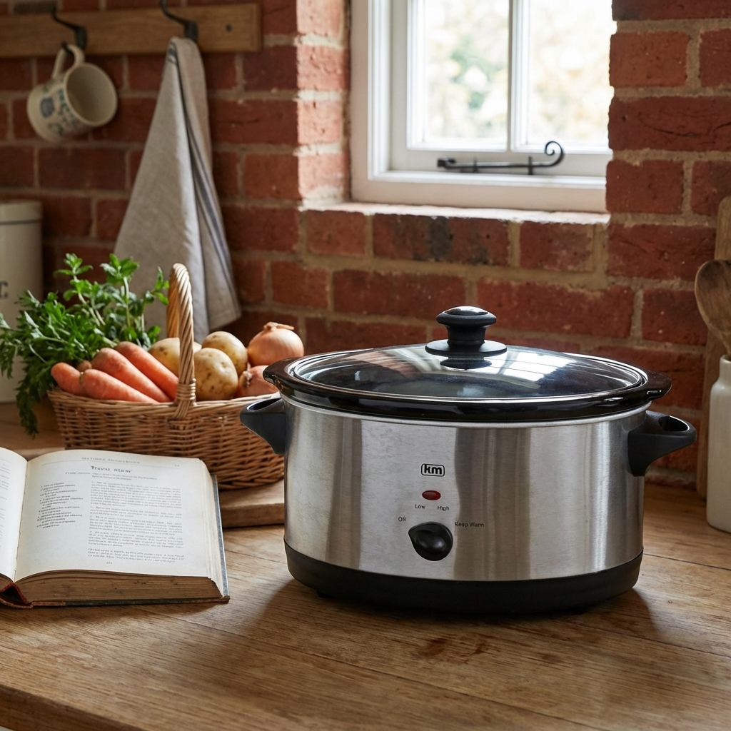 Kitchen Master Silver 3.5L Slow Cooker Image 6