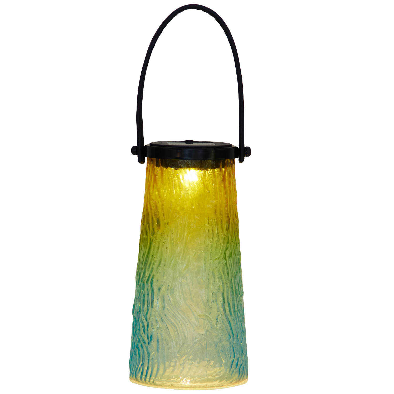 Solar Ombre Glass Lantern - Multicolour Image 4