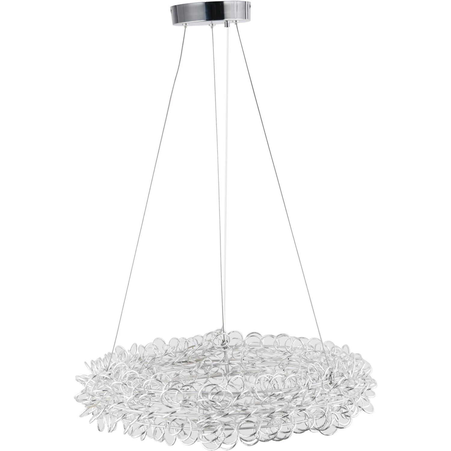 Alice LED Ceiling Fitting Silver Image 5