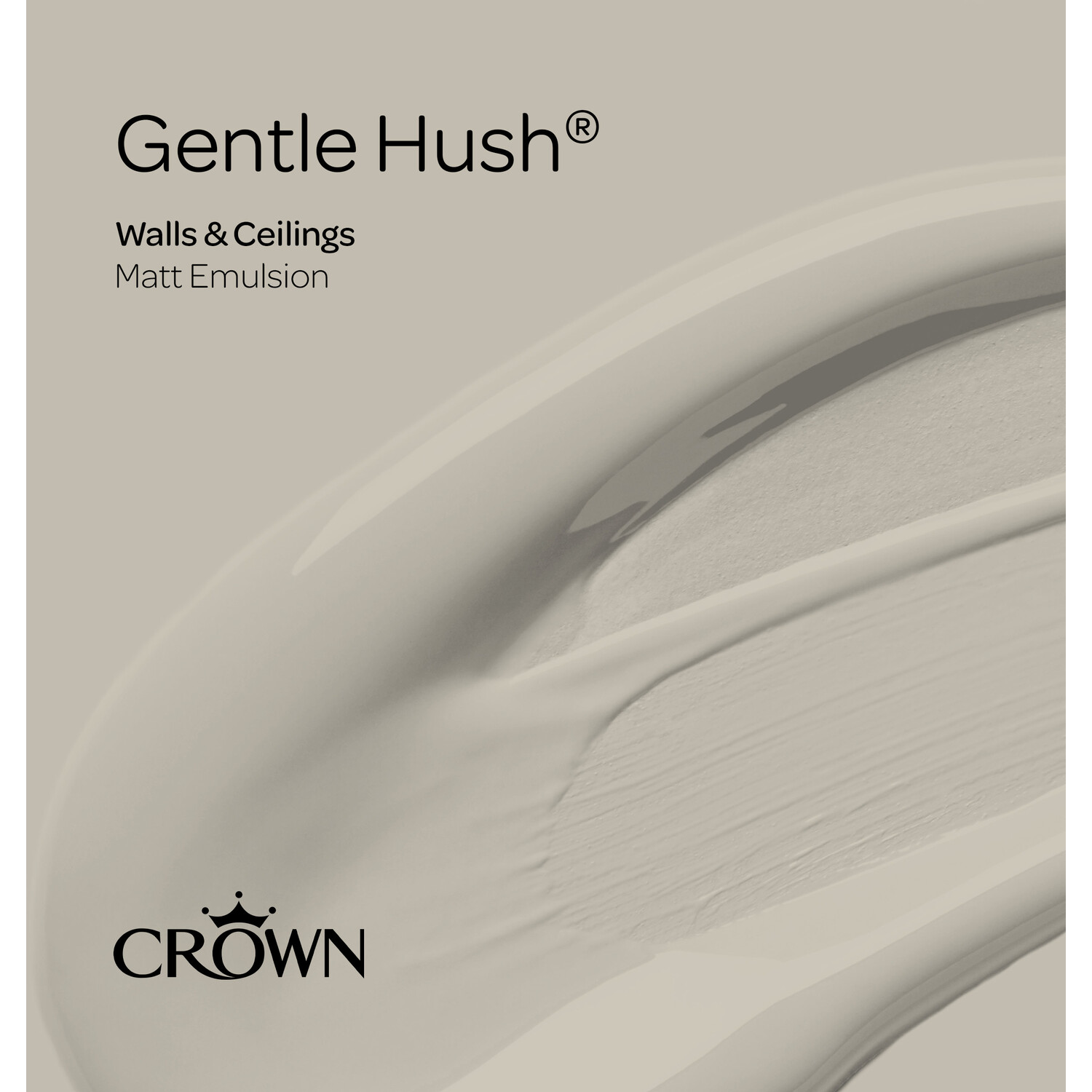 Crown Walls and Ceilings Gentle Hush Matt Emulsion Paint 2.5L Image 6