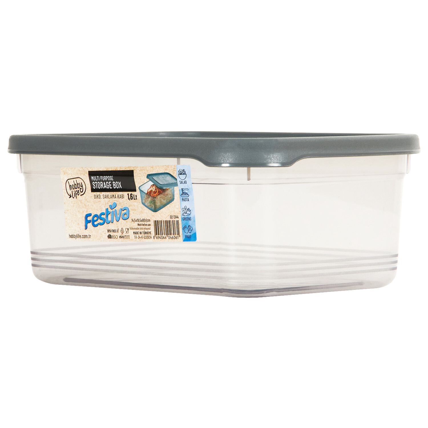 Storage Box Black - Black / 1.6l Image 2