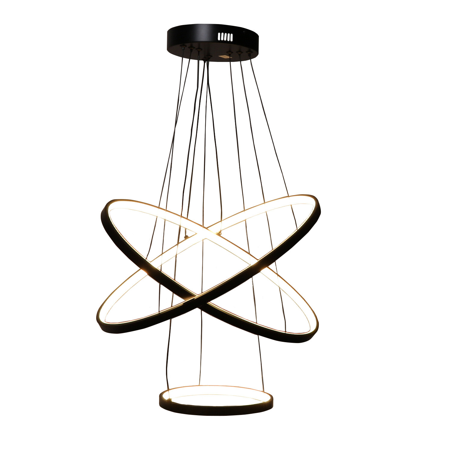 Dakota Black LED Ceiling Light Image 2