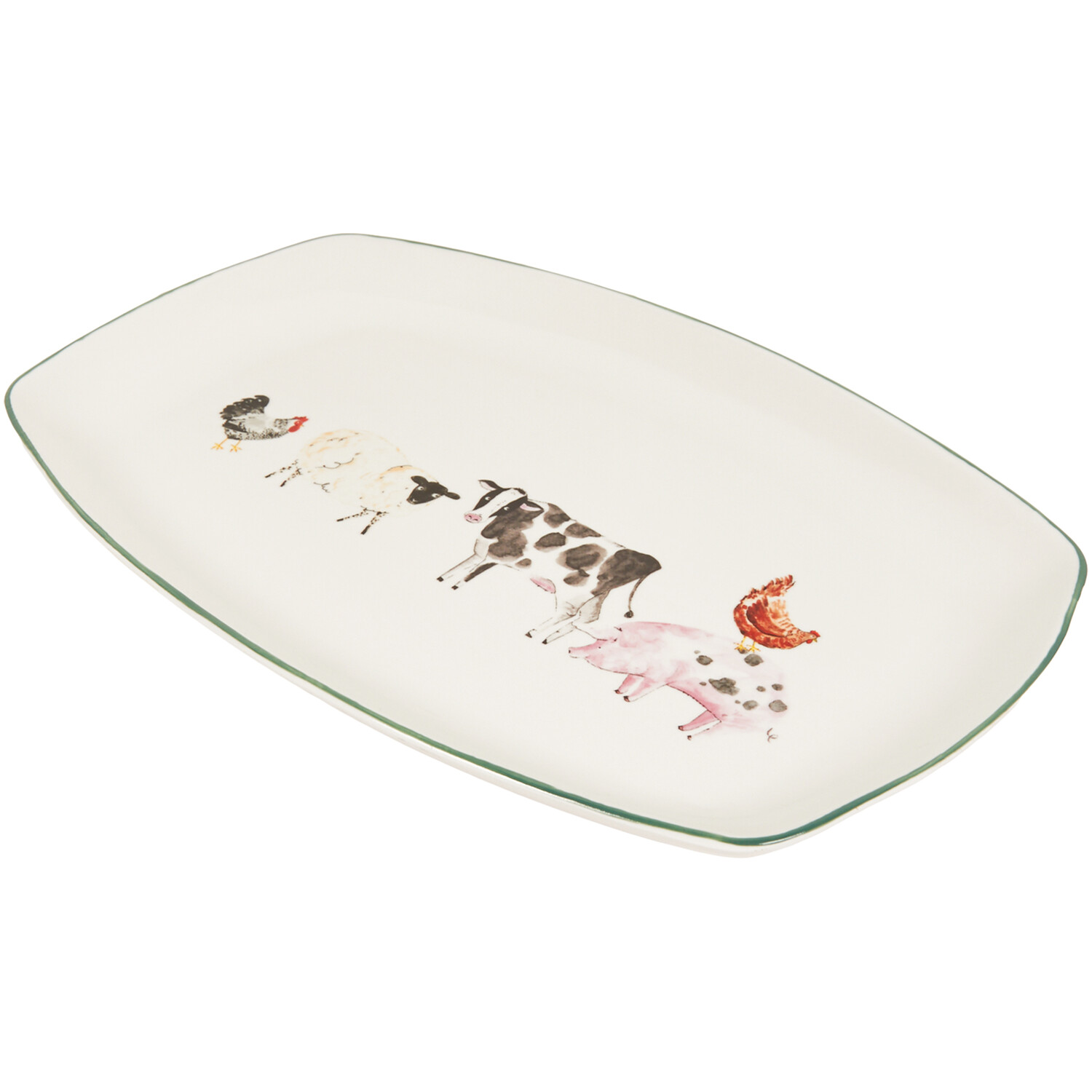 Daisy Farm Platter - White Image 3