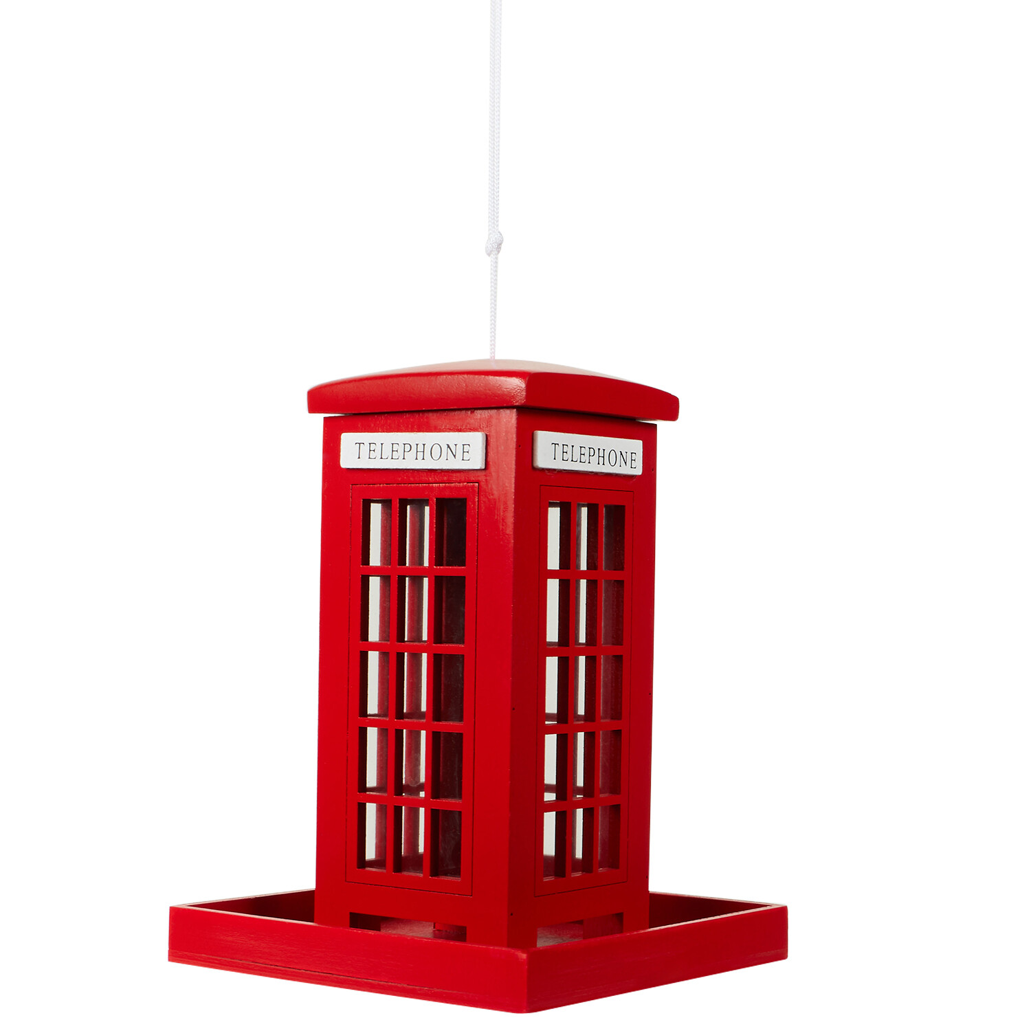 Telephone Box Feeder - Red Image 5