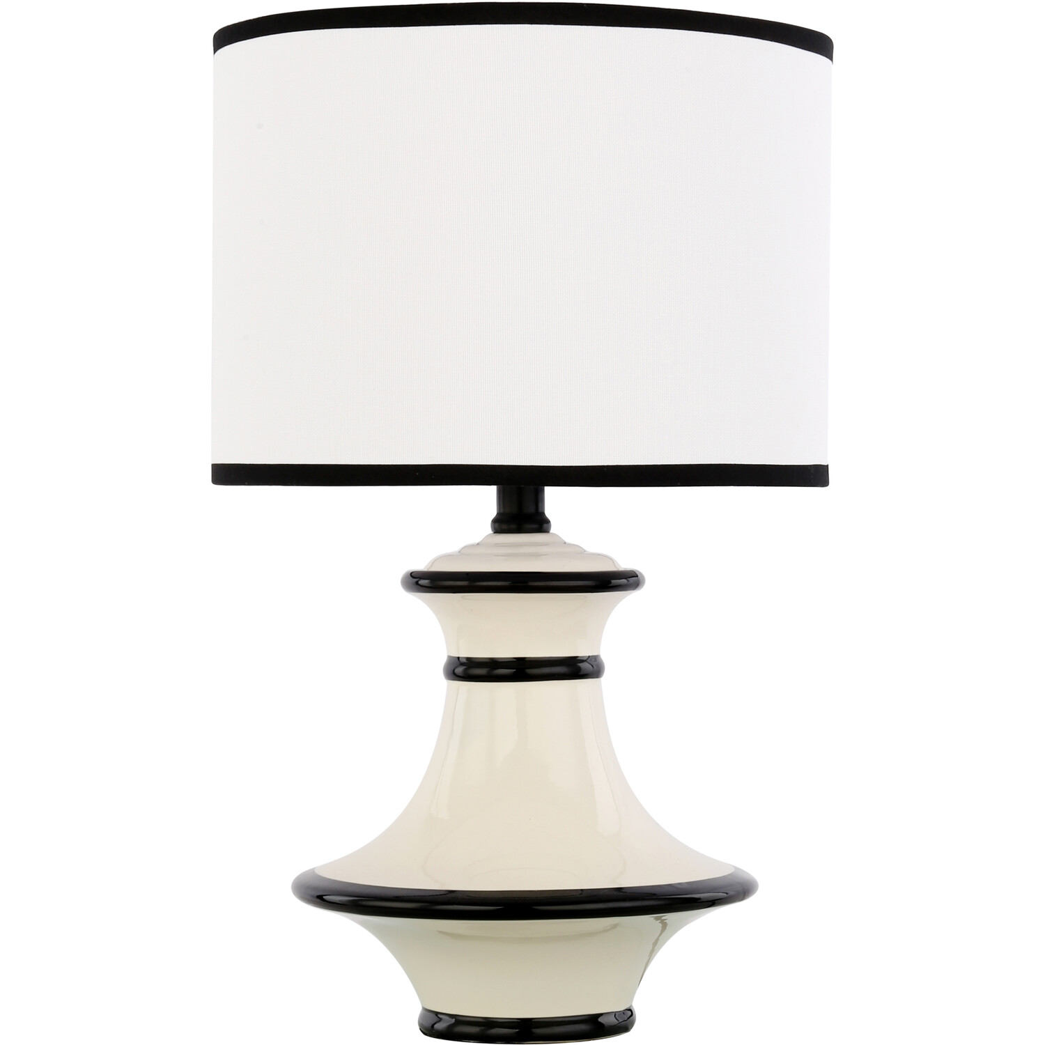 Jayden Ceramic Table Lamp White Image 2