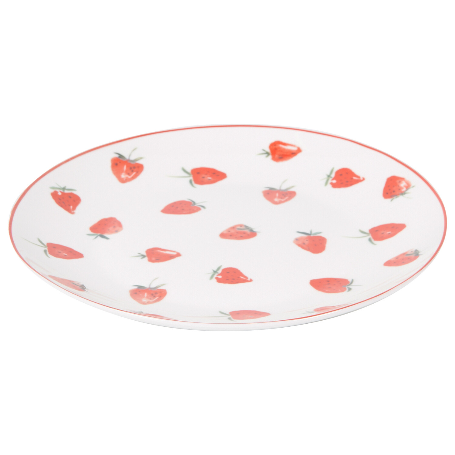 Patterned Summer Plate - White Image 8