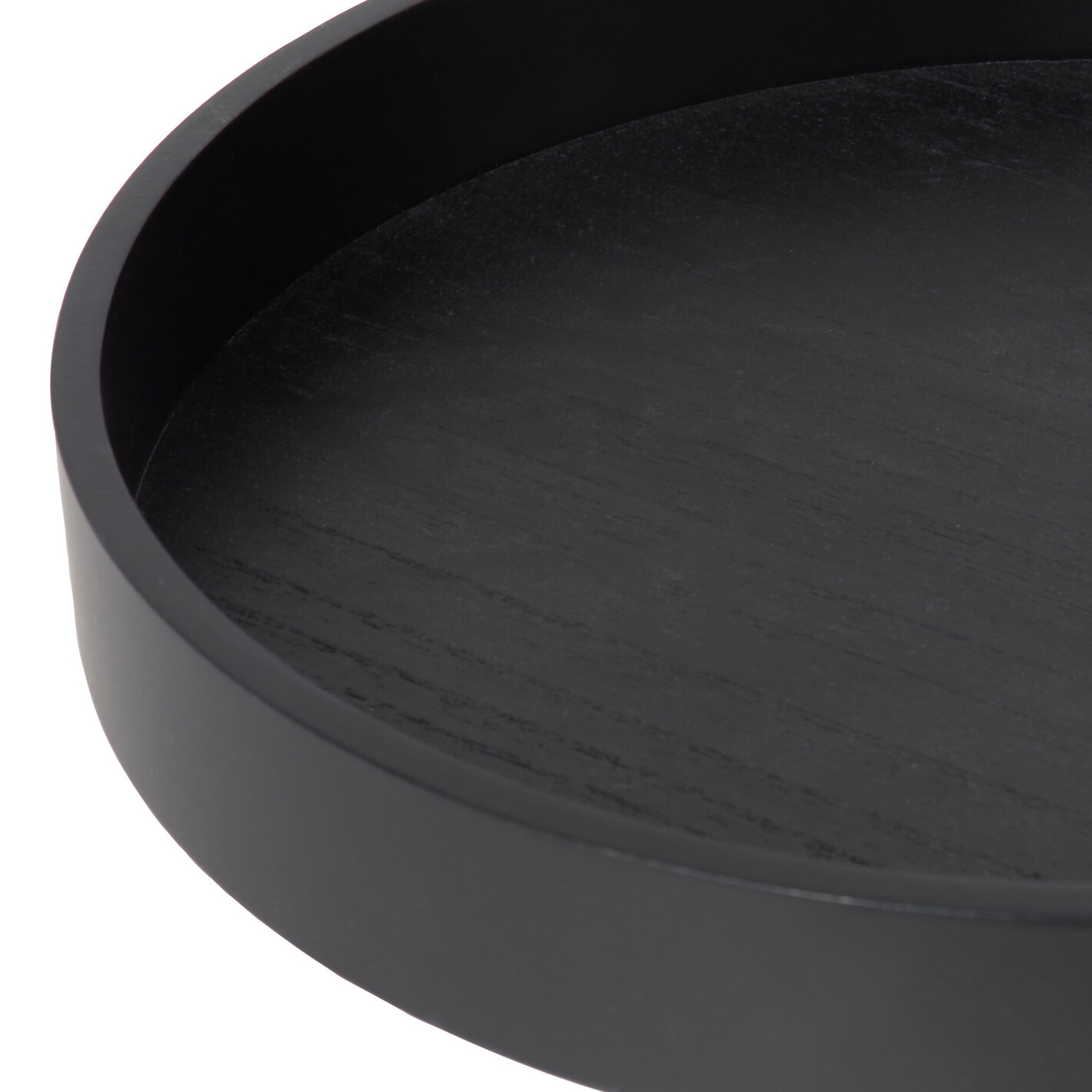 Footed Tray - Black Image 4