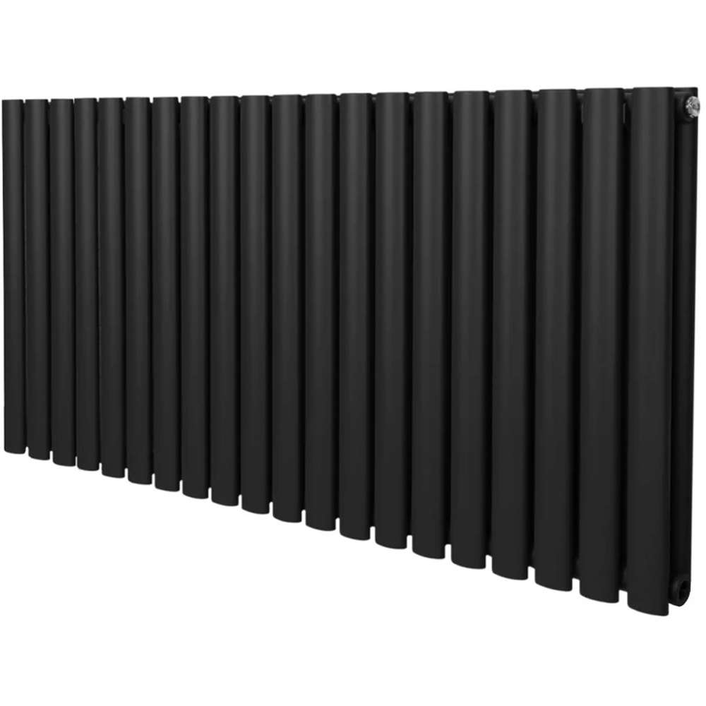 Monster Shop 5367BTU Black Oval Column Radiator 600 x 1200mm Image 3