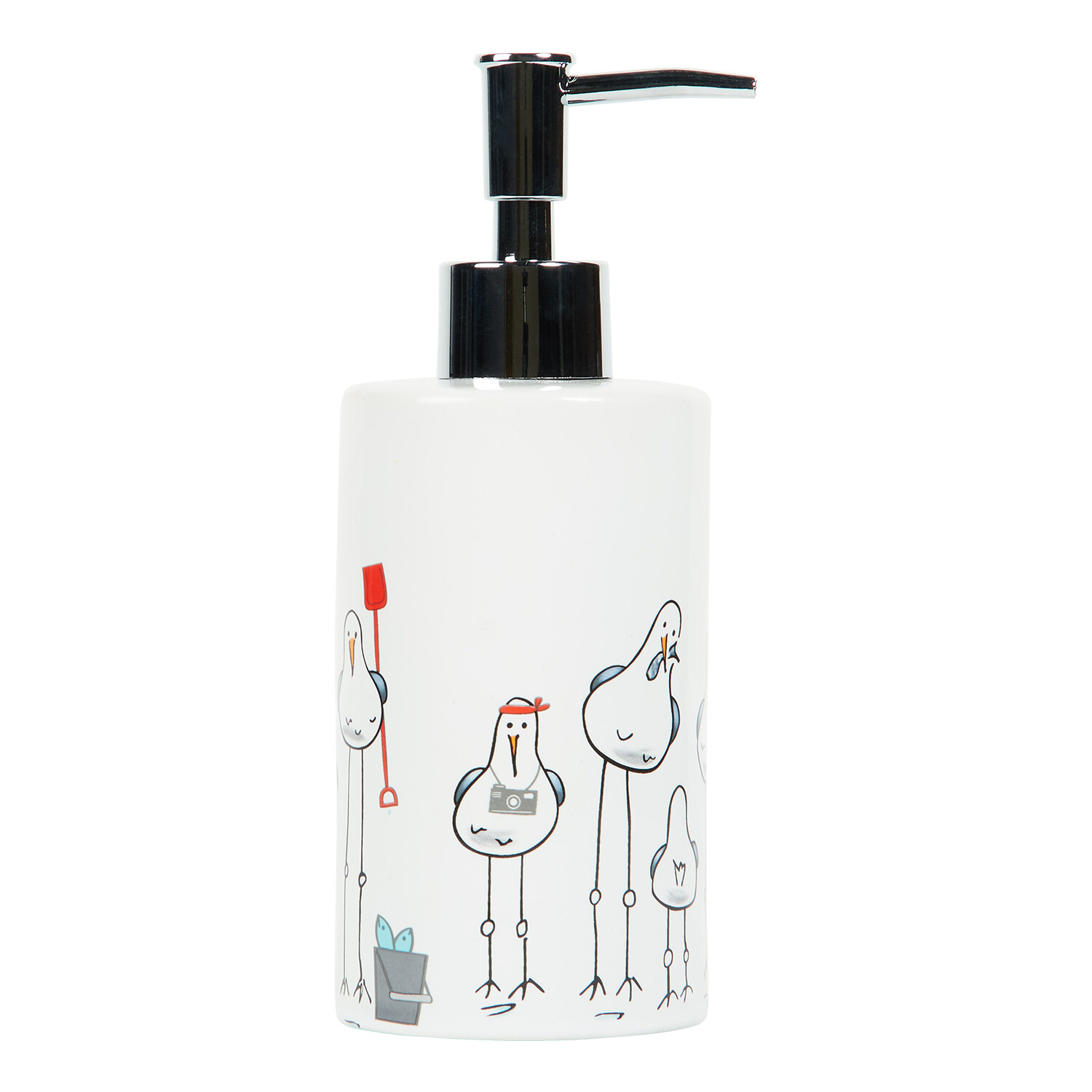 Seagull Soap Dispenser White Image 2