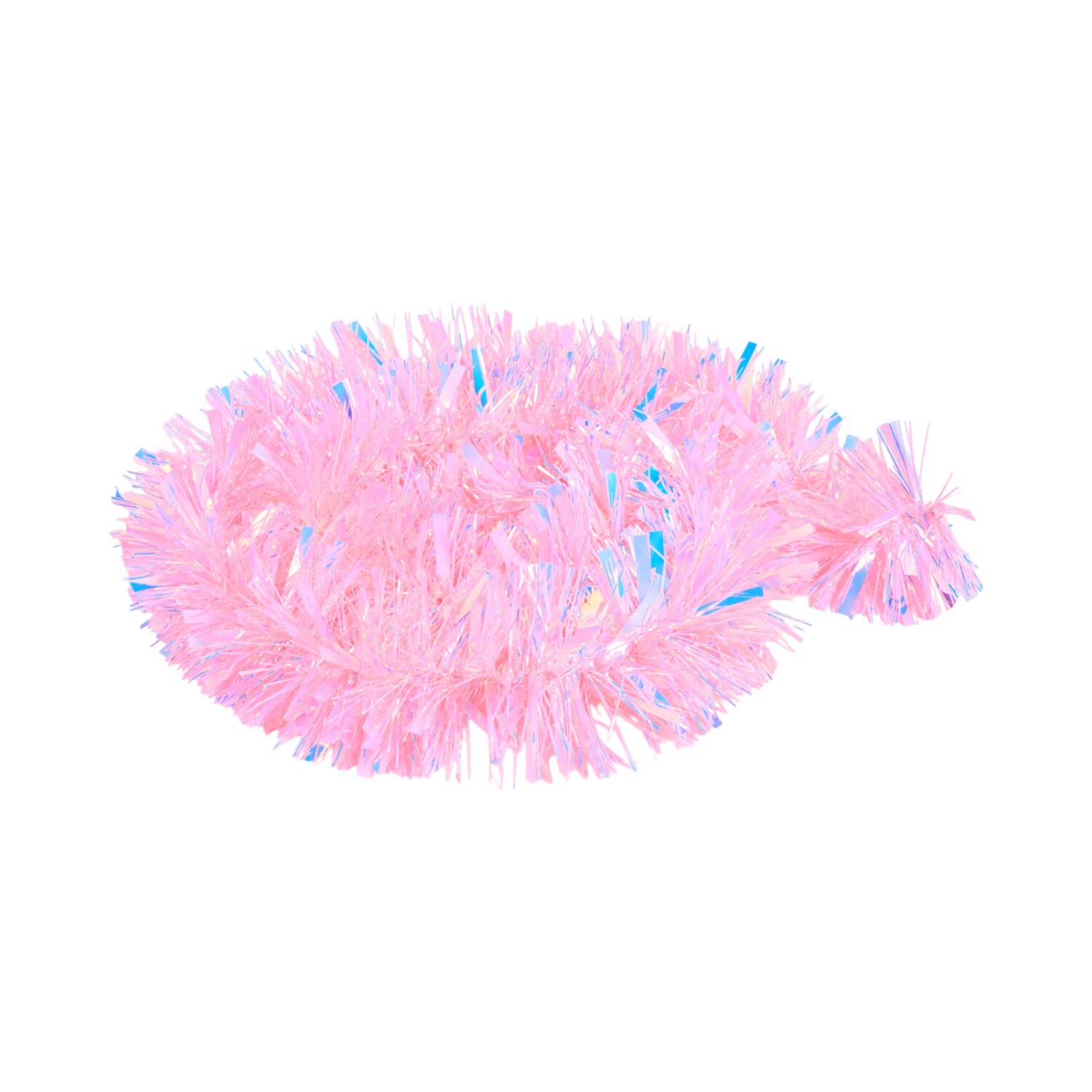 Chunky Neon Tinsel Pink Image 3