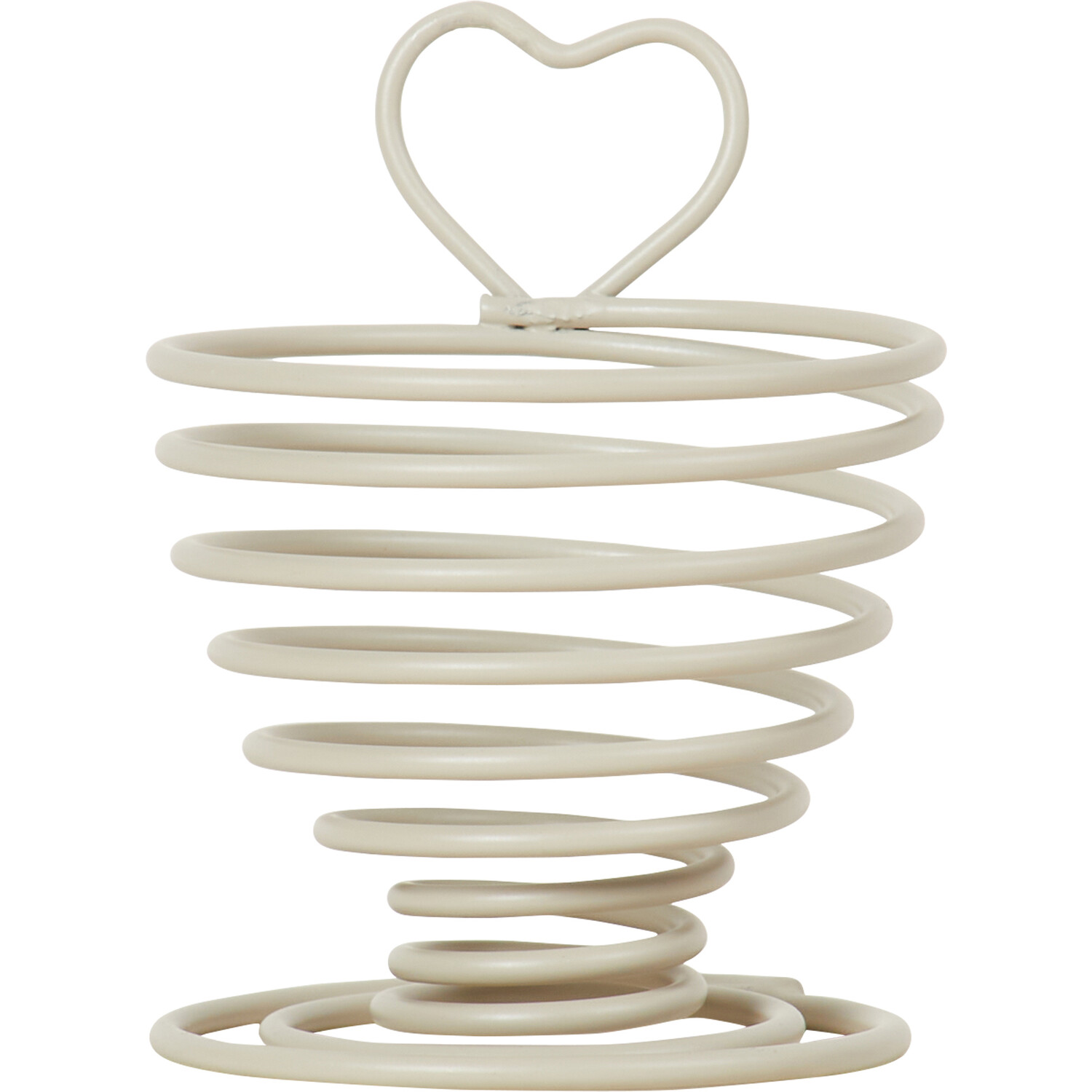 Set of 2 Hearts Egg Cups - Cream Image 2