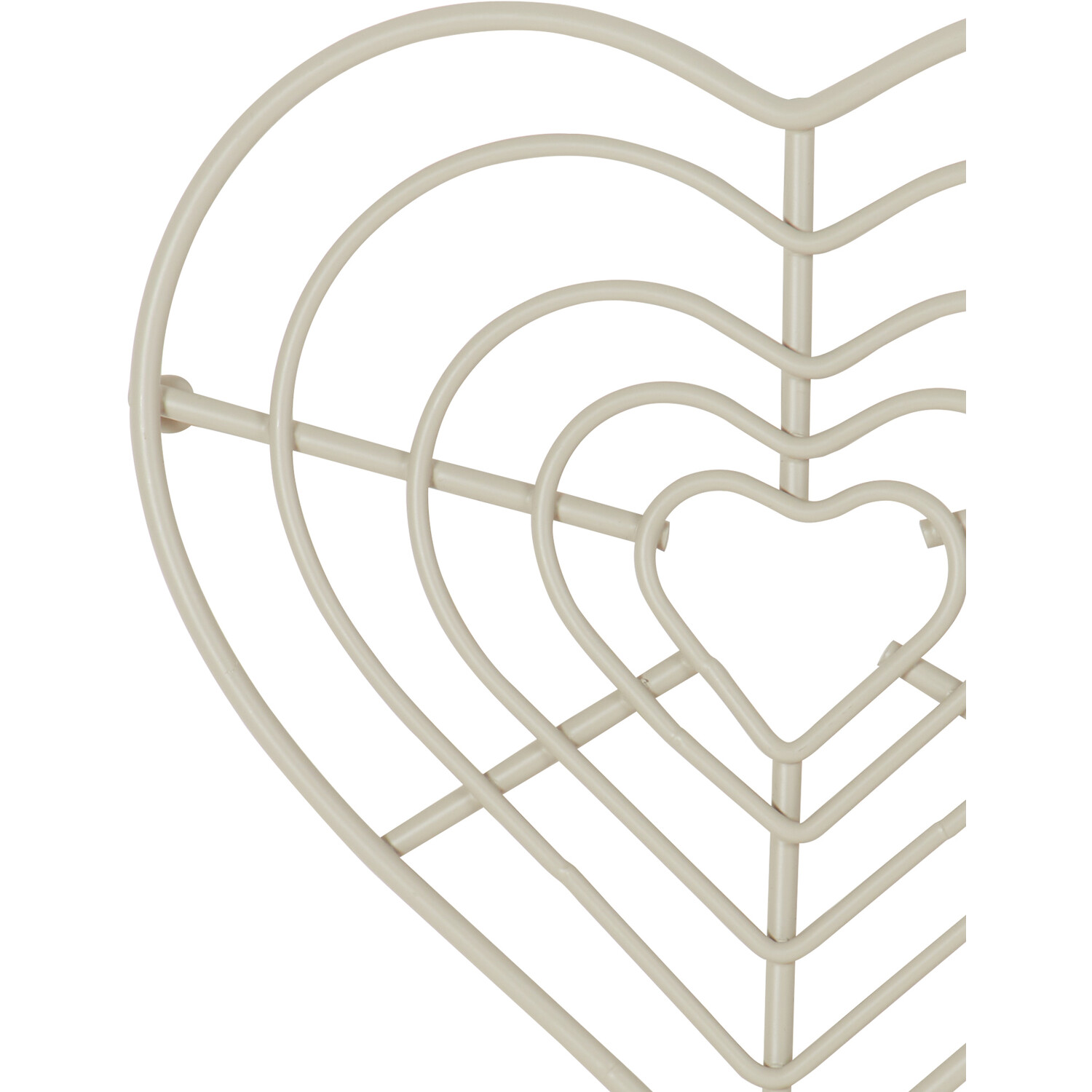 Hearts Trivet - Cream Image 5