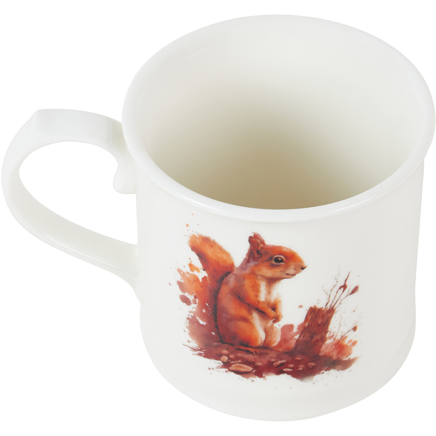Woodland Animal Design Mug - White Image 5