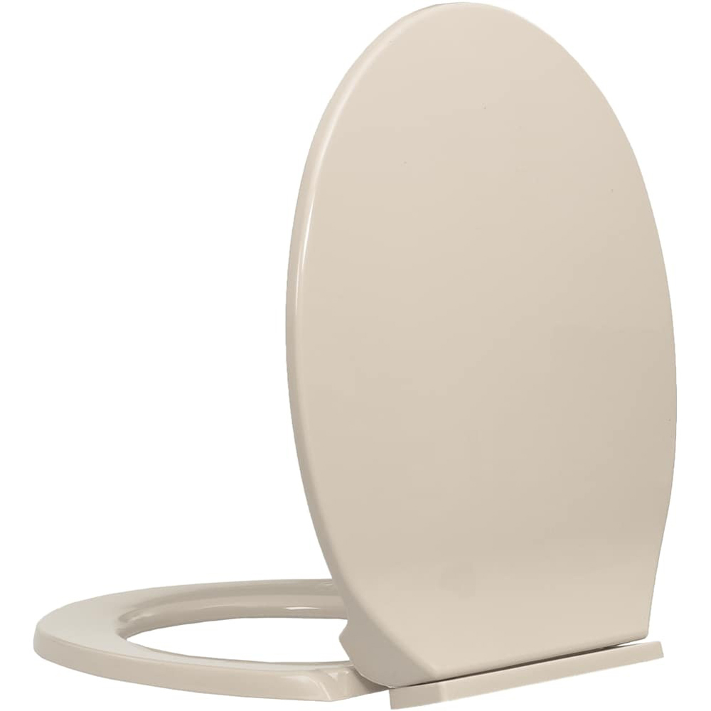 Walplus Apricot Soft-Close Oval Toilet Seat Image 3