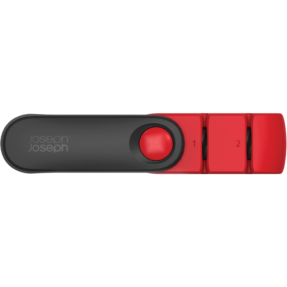 Joseph Joseph Rota Dark Grey and Red Folding Knife Sharpener Image 4