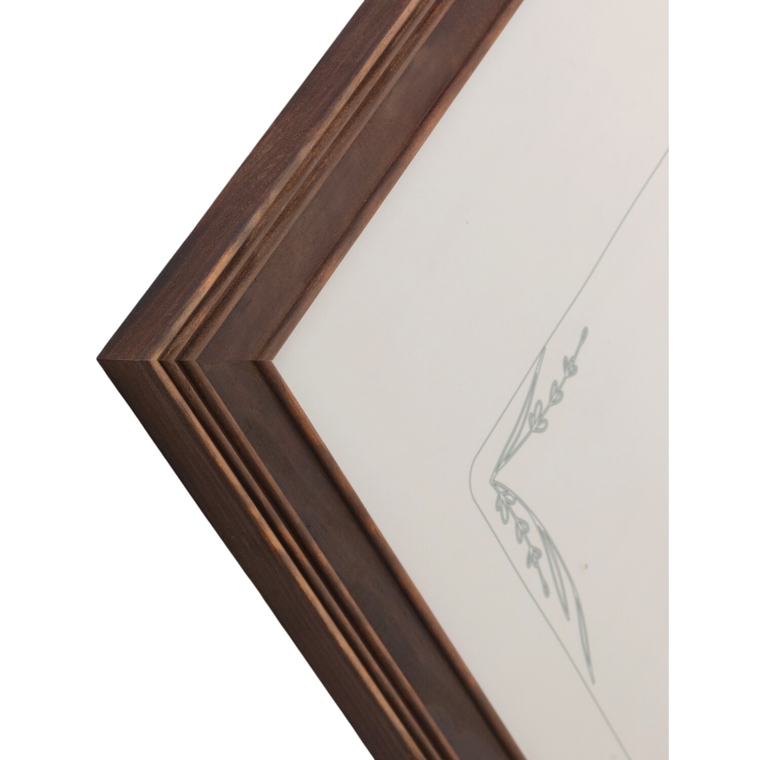 Haldon Wooden Frame Brown Image 4