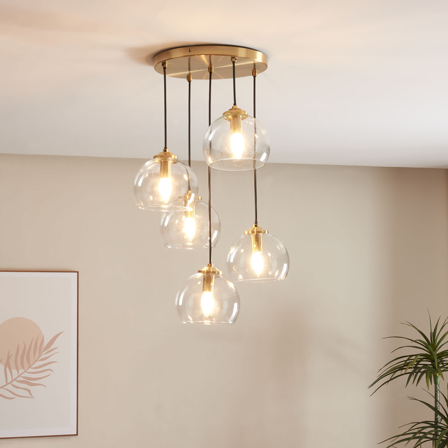 Genoa Brass Fitting 5 Ceiling Light Image 3