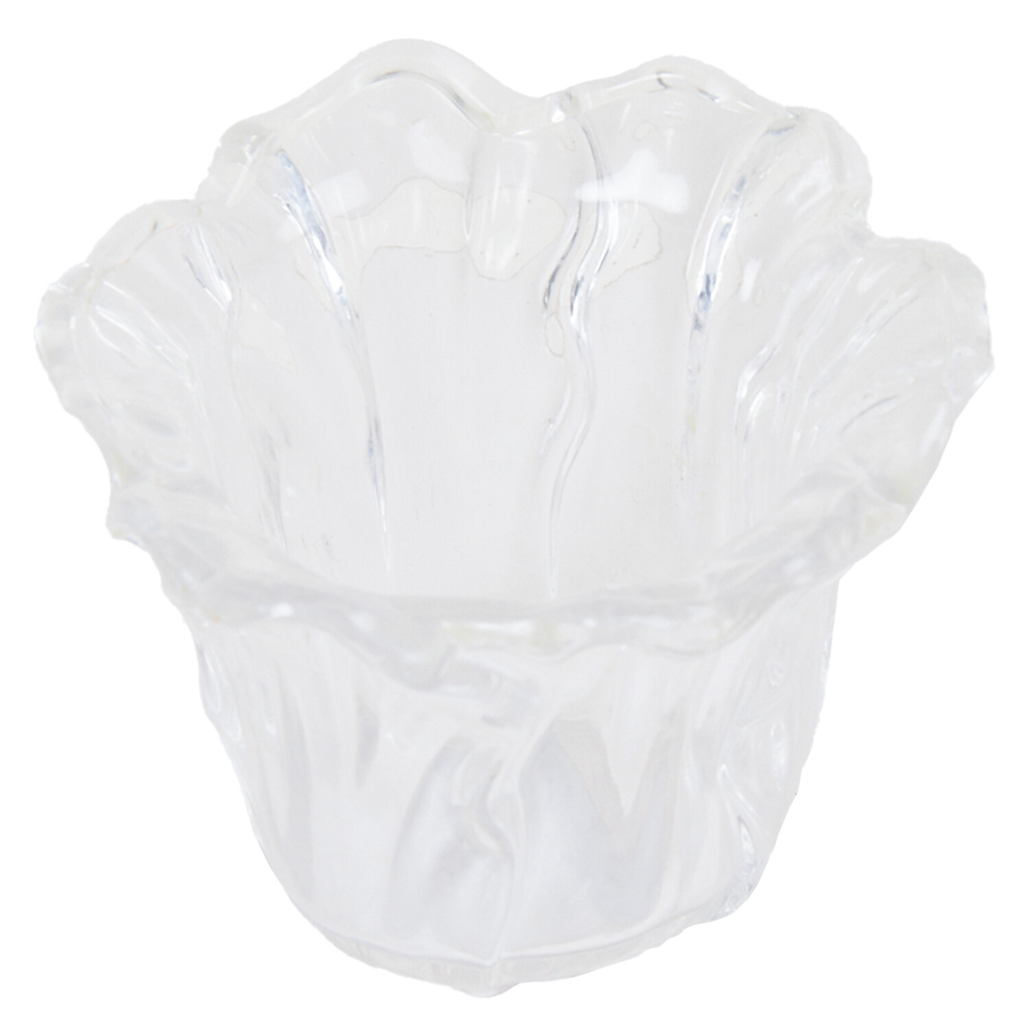 Tulip Glass Tealight Holder - Yellow, Clear, or Green Image 4