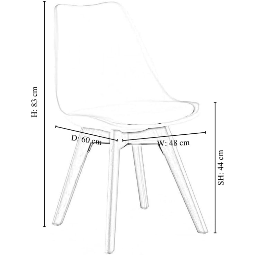 Life Interiors Halo Lorenzo Oak and Pink Wood and Plastic 2 Seater Round Dining Set Image 5