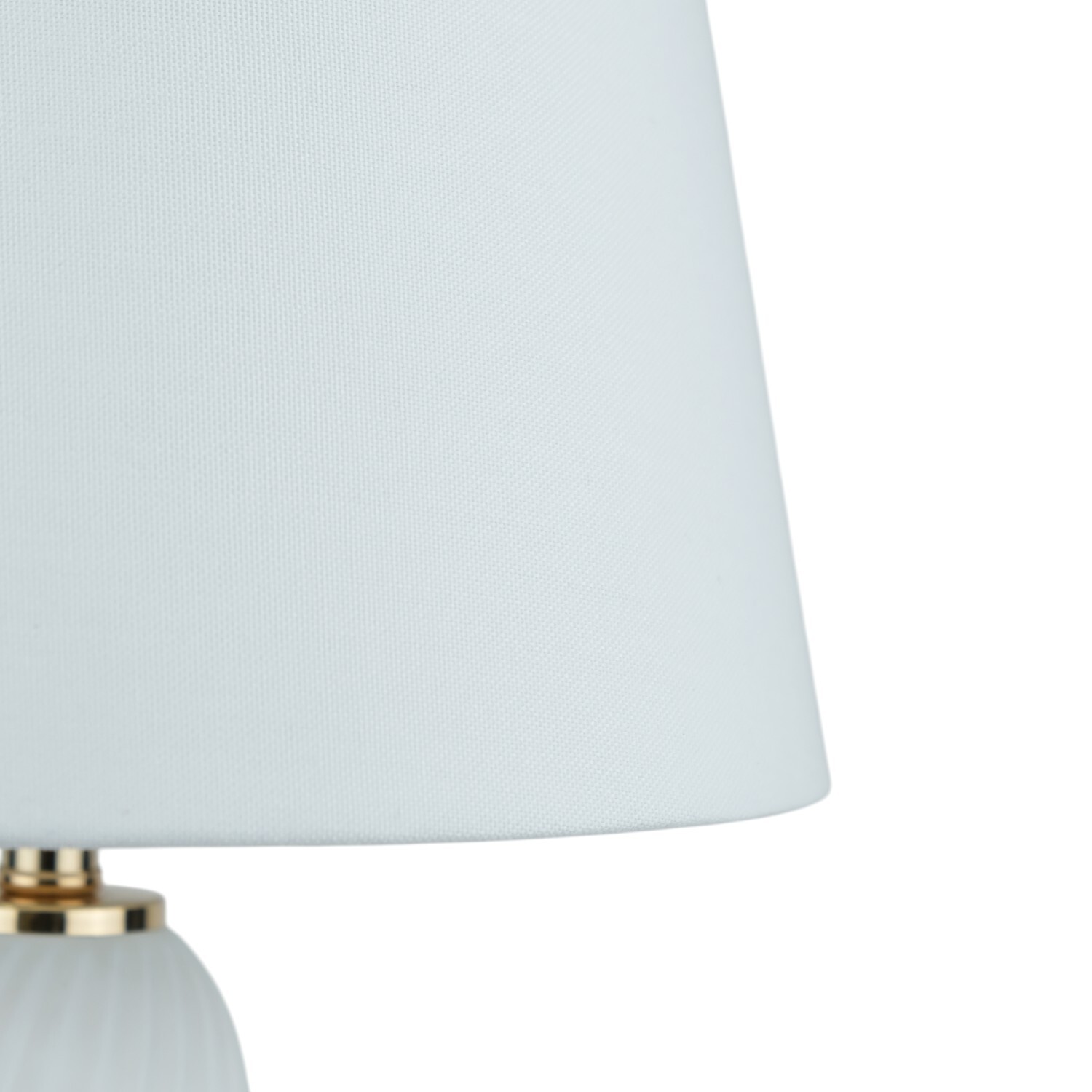 Vivian Glass Table Lamp White Image 6