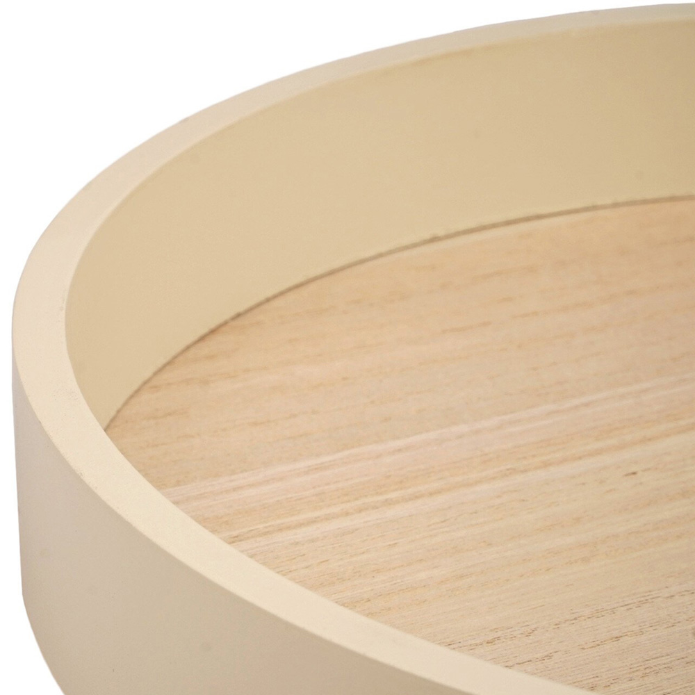 Natural Nordic Footed Decorative Tray Image 4