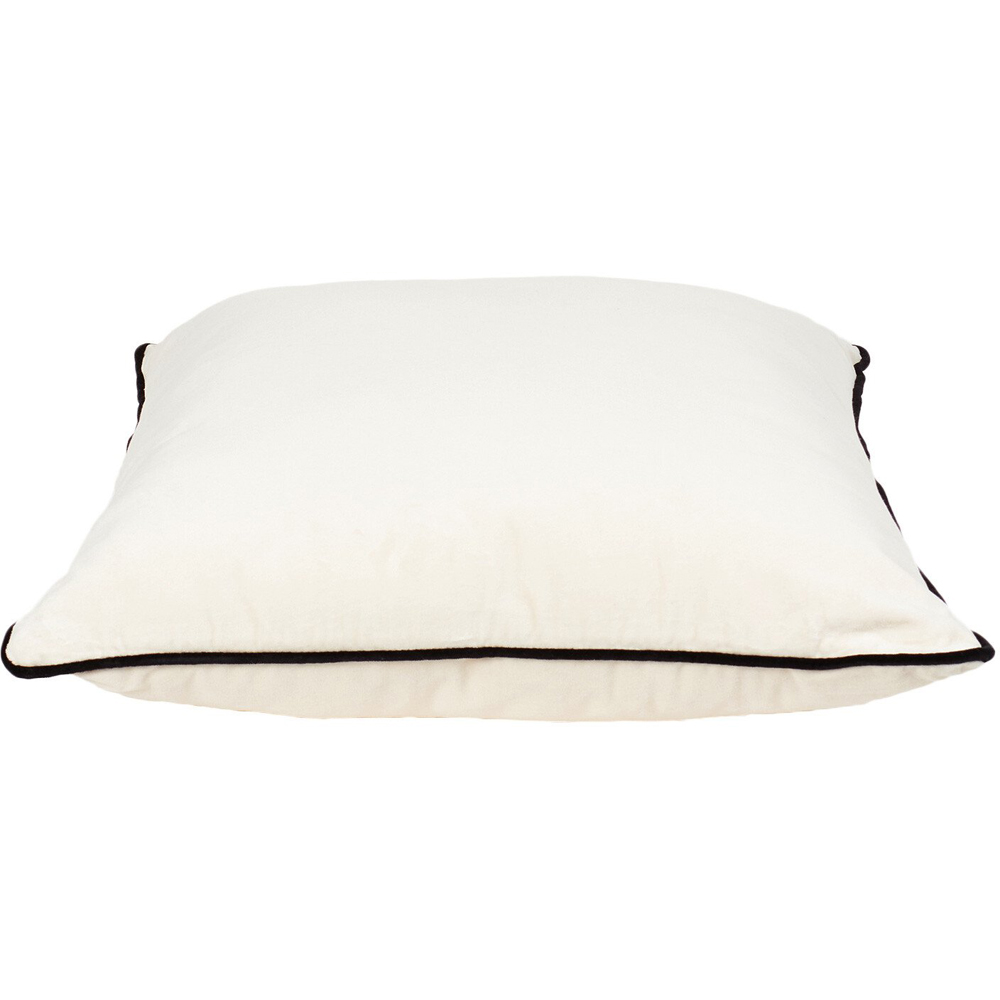 Divante Henley Velvet Cushion - Natural Image 2