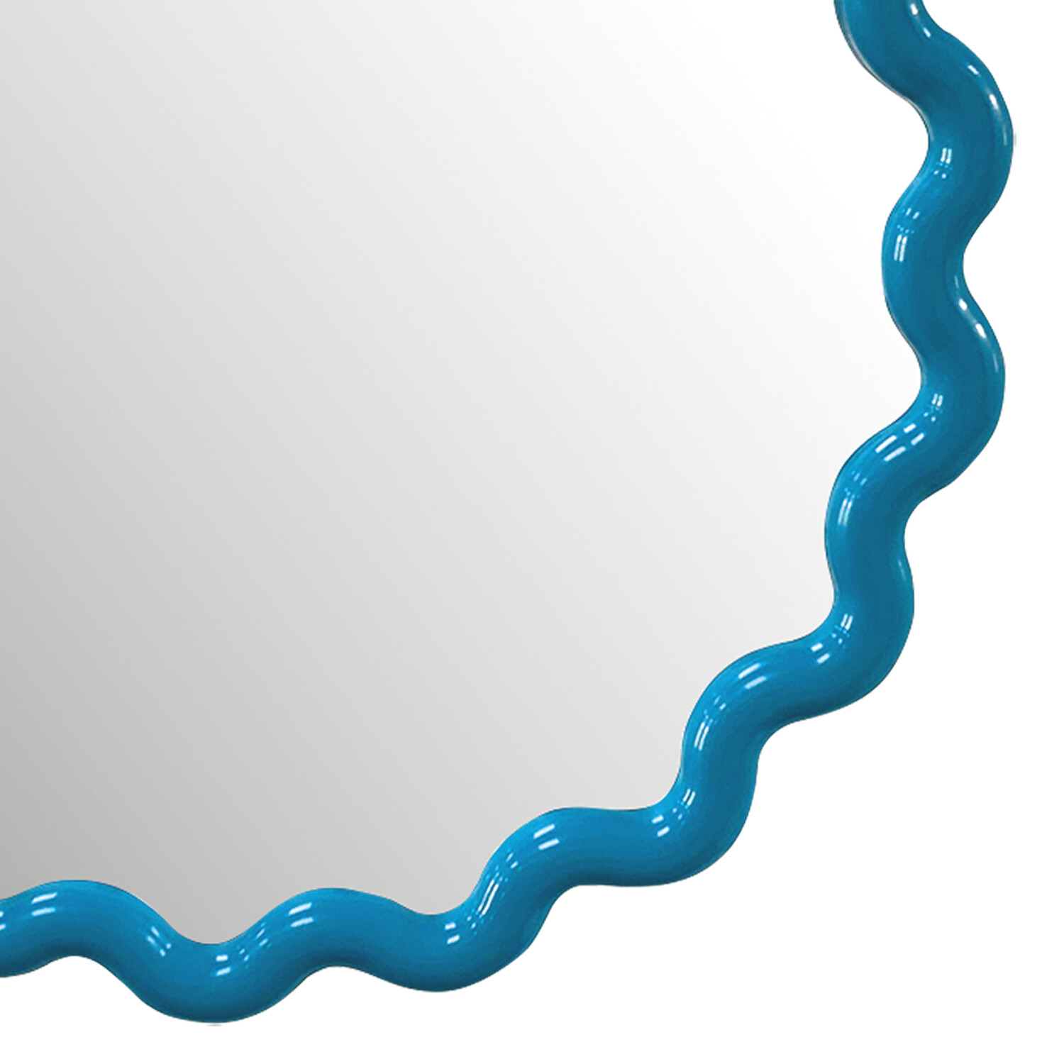 Colourful Wave Round Mirror Image 6