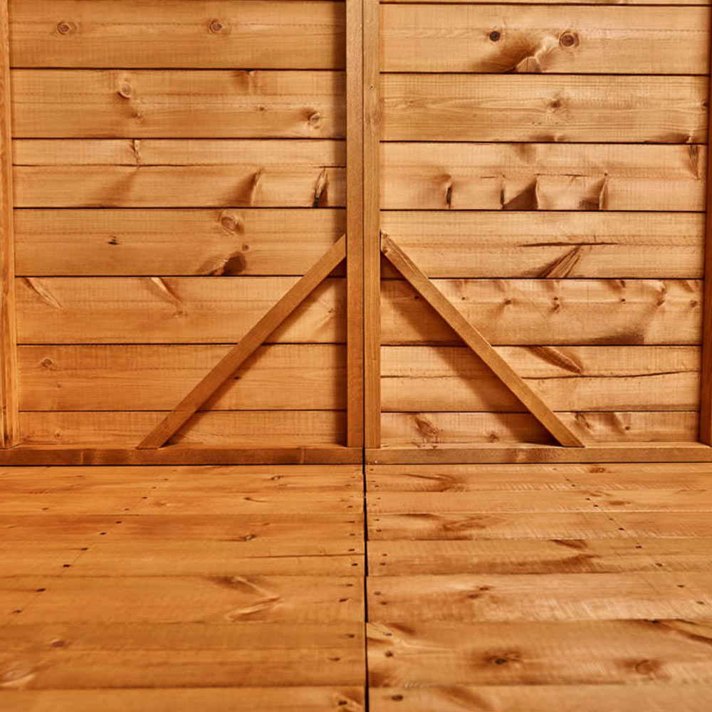 Power Sheds 14 x 4ft Double Door Pent Security Shed Image 2