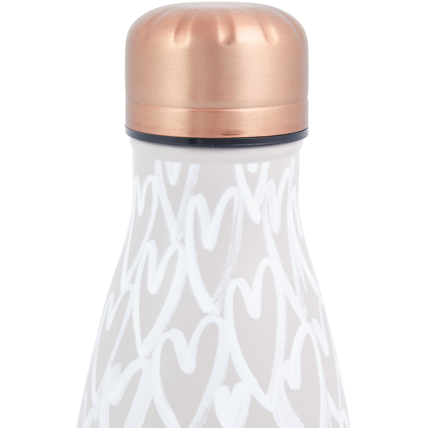 Gold Heart Stainless Steel Bottle 500ml Image 3