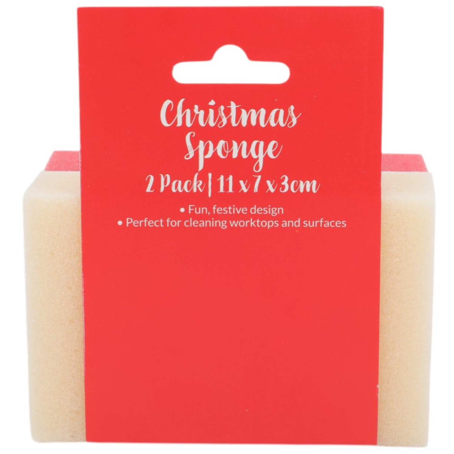 Pack of 2 Cosy Christmas Sponges Image 3