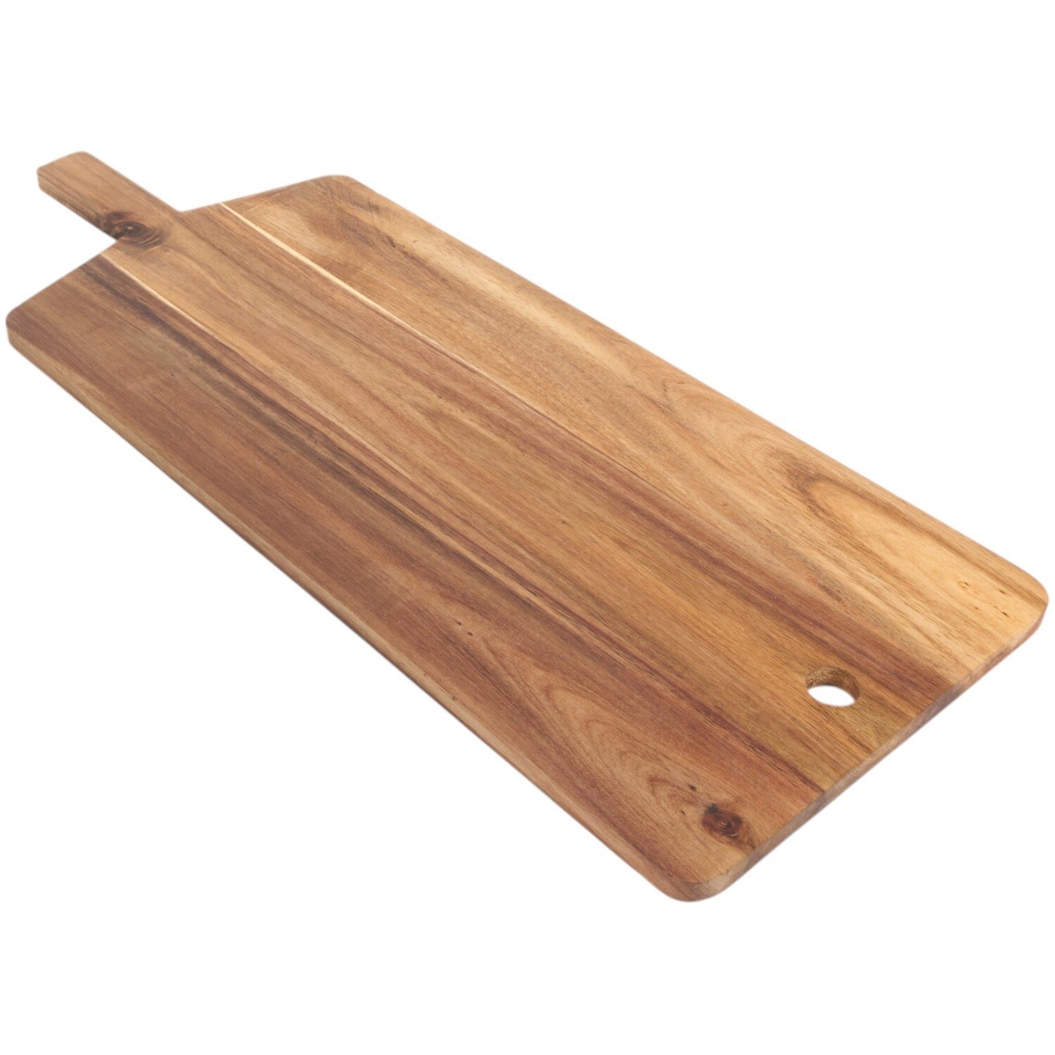 Acacia Handled Serving and Chopping Board Natural Image 1
