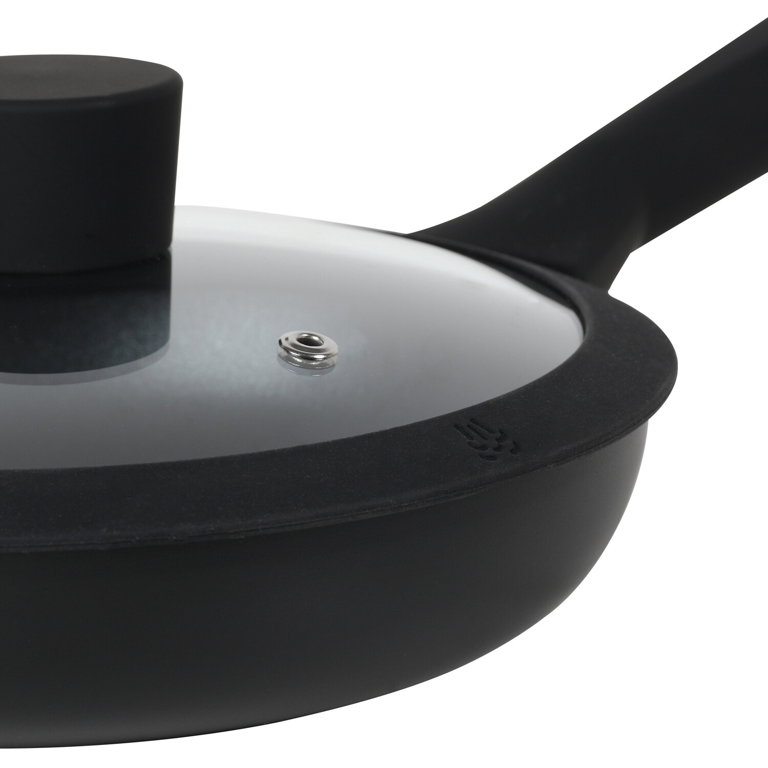 Soft Touch Non-Stick Frying Pan - Black Image 3