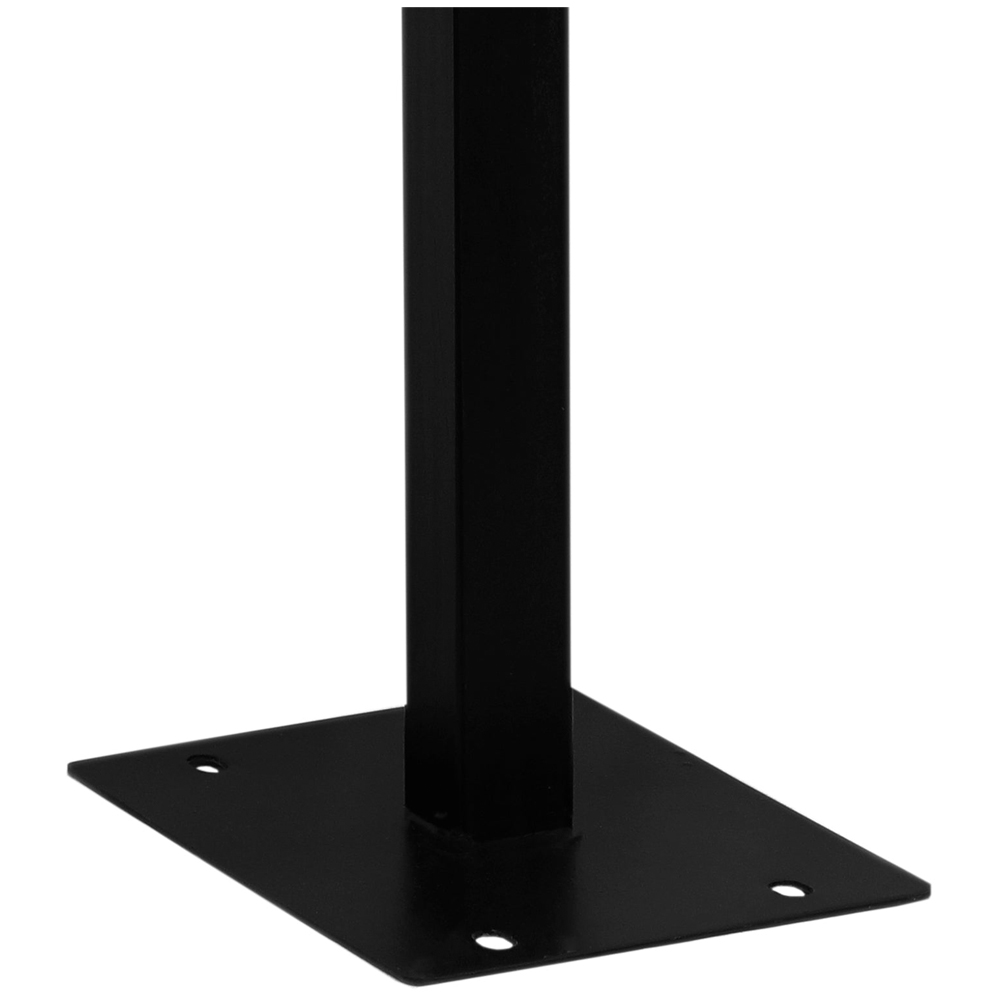 MonsterShop 41.4 inch Black Post Box Stand Image 5