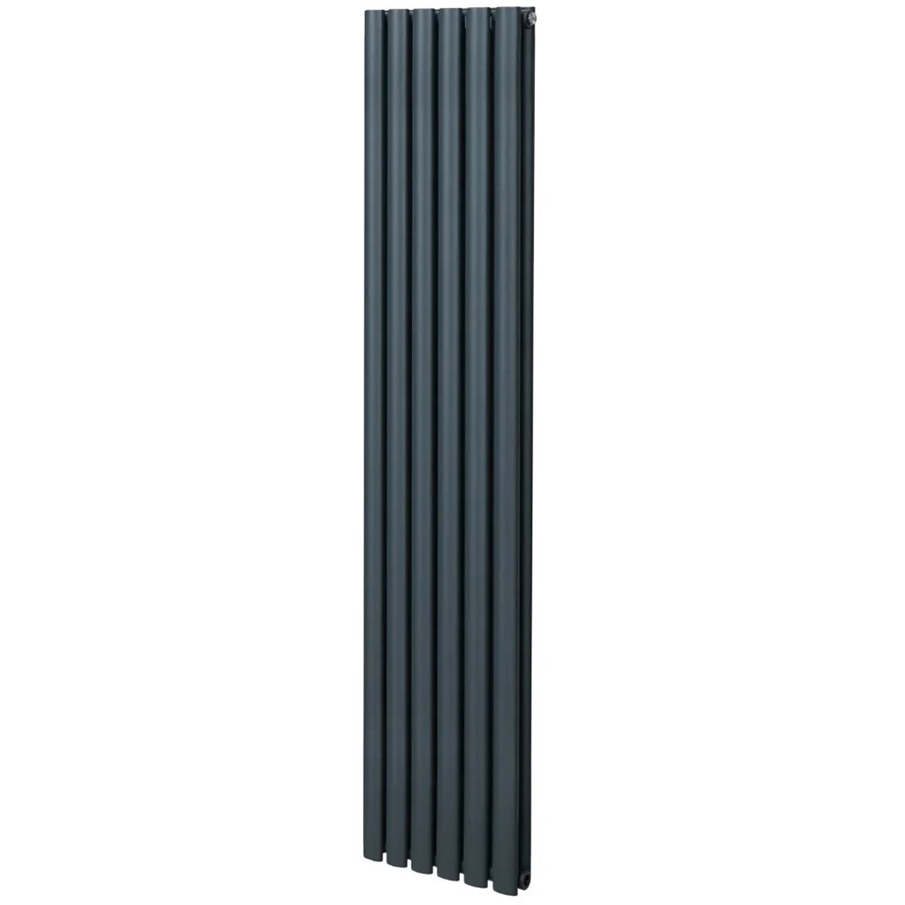 MonsterShop Anthracite Grey Oval Column Radiator 4816 BTU 1800 x 360mm Image 3